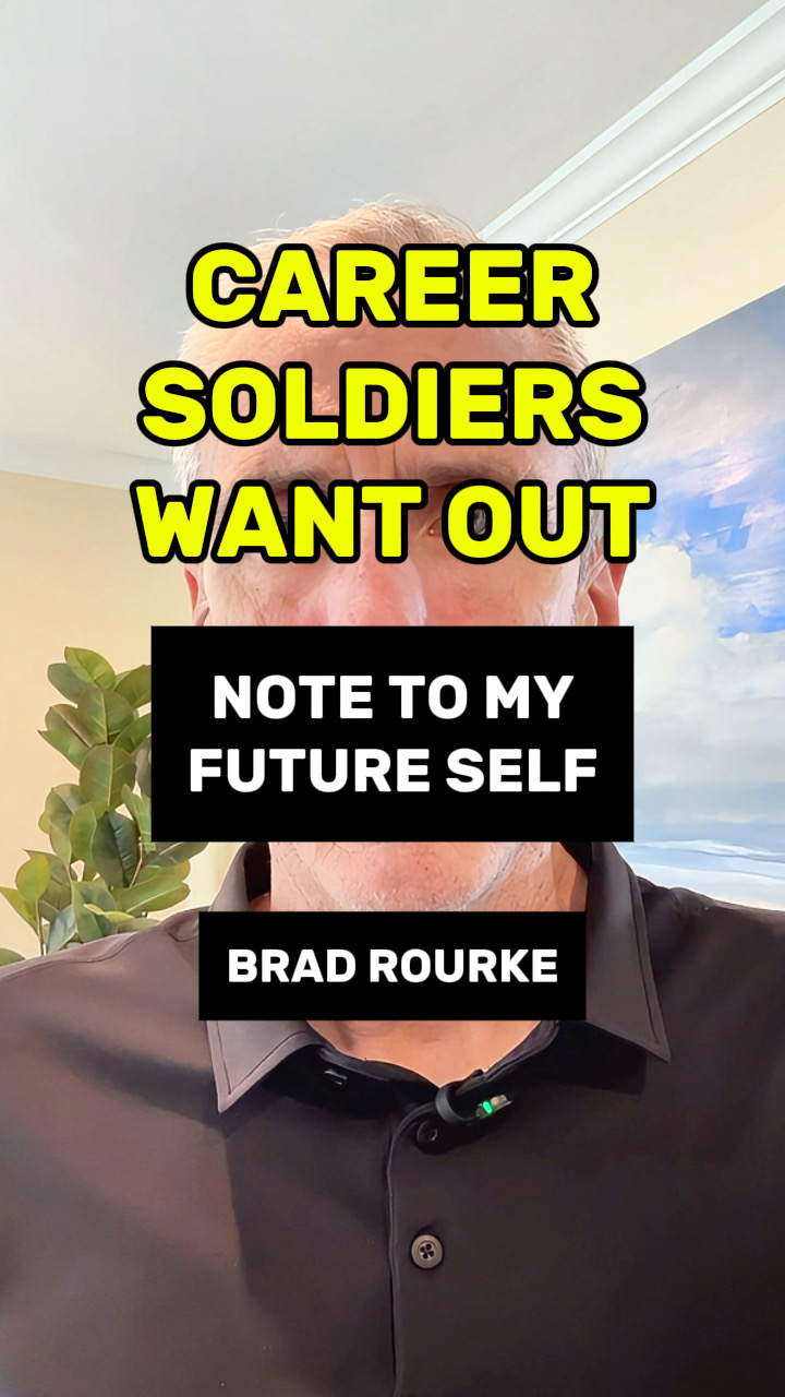 Career Soldiers Want Out